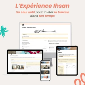 Planner digital Notion - L'Expérience Ihsan + formation vidéo
